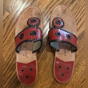 EUC JACK ROGERS garnet and black 🐔size 7